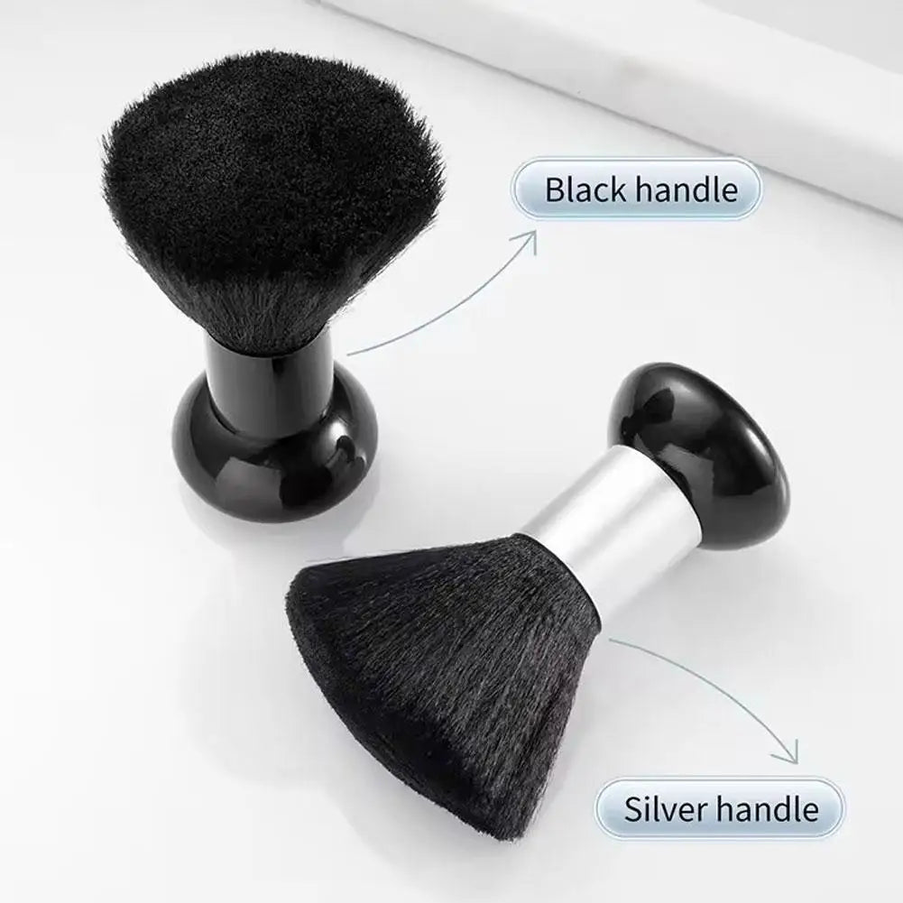 Neck Duster Barber Brush to Remove Loose Hair, Professional Hair Cutting Brush Soft Barber Brush for Brushing off After Haircut Quake