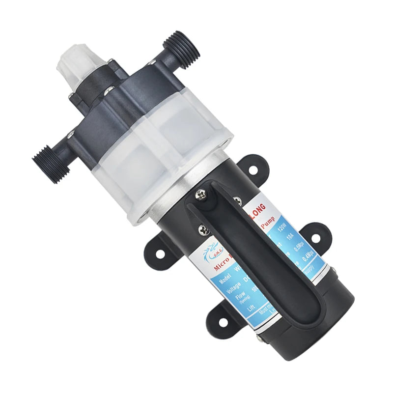 W0555(2)YD-12-120FS Low Noise Recreational Vehicle Water Heater Booster Pump Electric Miniature Diaphragm Pump Solar Water Pump Quake