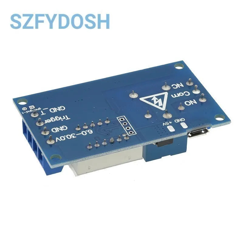 1 Channel 5V Relay 6-30V Relay Module OFF/ON Switch Trigger Time Delay Circuit Timer Cycle 999 Minutes Adjustable XY-J02 Quake