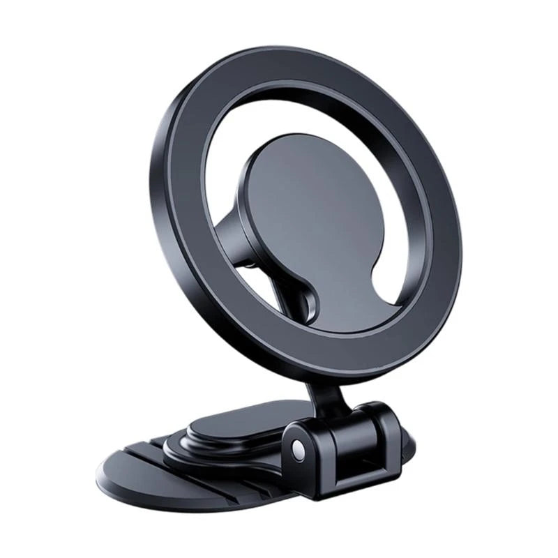 Metal Phone Holder Secure 360 Rotation Foldable Designs Stand for Car K1KF Quake