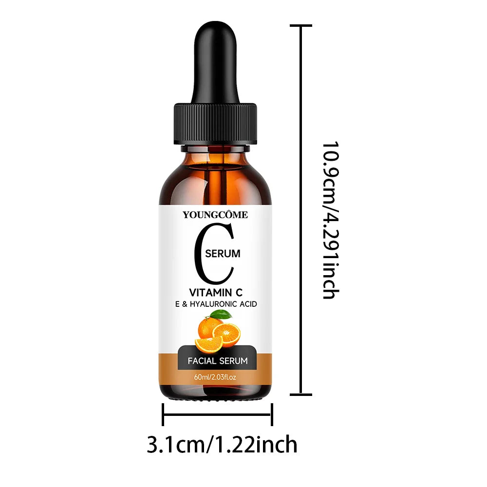 Vitamin C Wrinkle Remover Face Serum Lifting Firming Fade Fine Lines Anti-aging Essence Whitening Brighten Nourish Skin Care New Quake 60ML