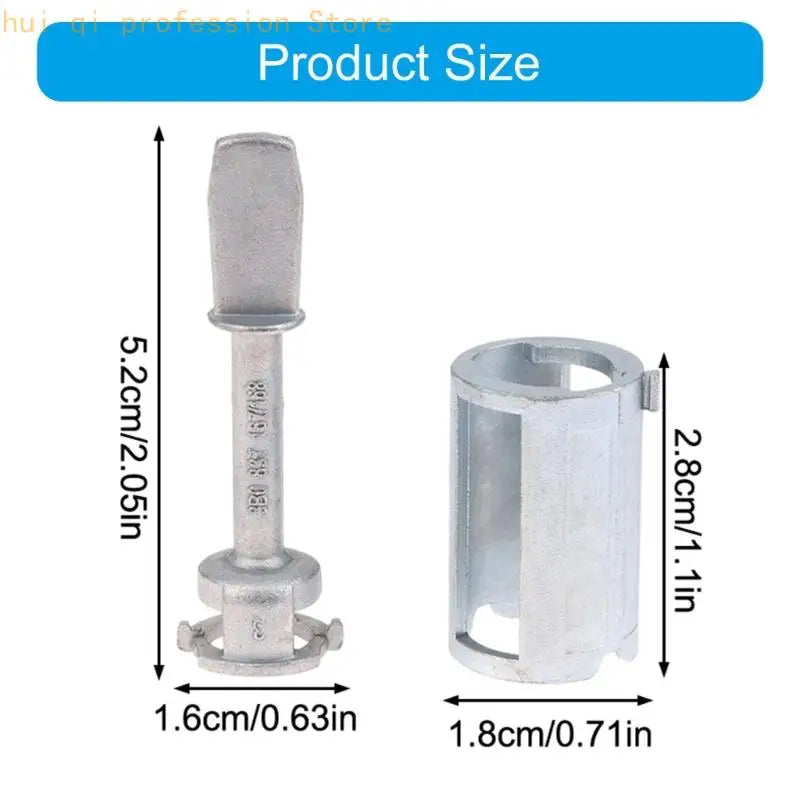 Universal 7 Piece Vehicle Lock Cylinder Replacement For 3B6 Smooth Operation H8WE Quake