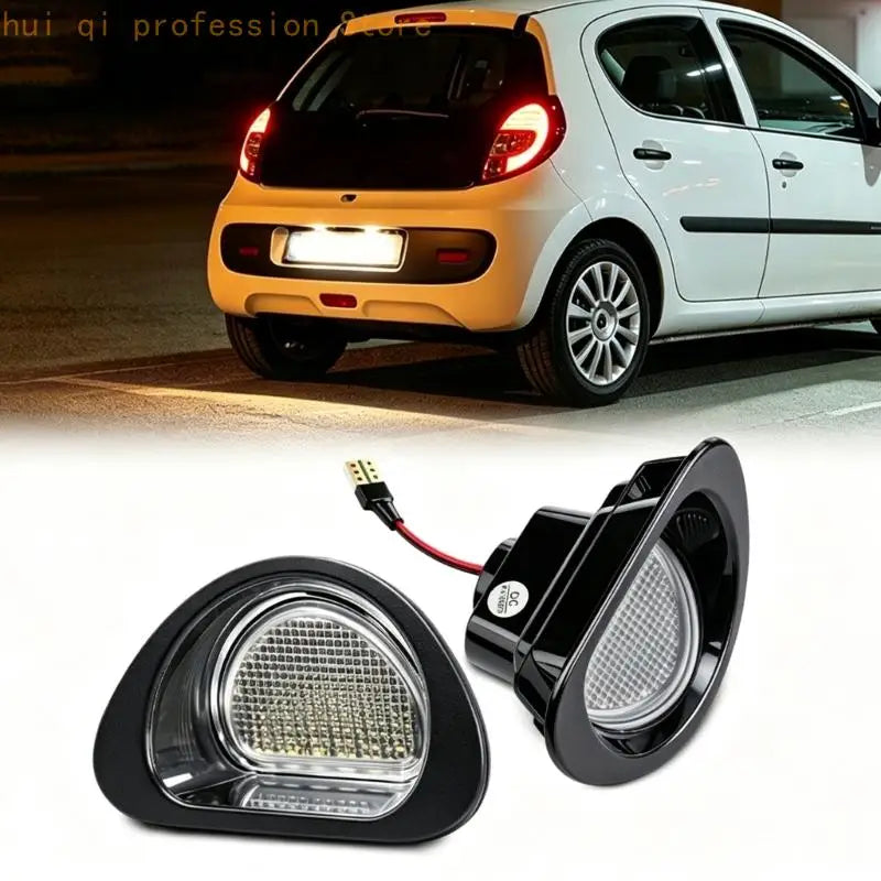 Upgrades Rear License Plate Light Assembly with ABS Housing for Plate Lighting H8WE Quake