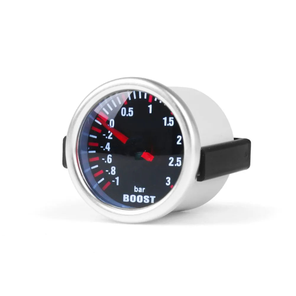Racing Car Modification Turbocharger Gauge Mechanical 12V 52mm Turbo Boost Pressure Meter 3 Bar for Turbo System Performance Quake