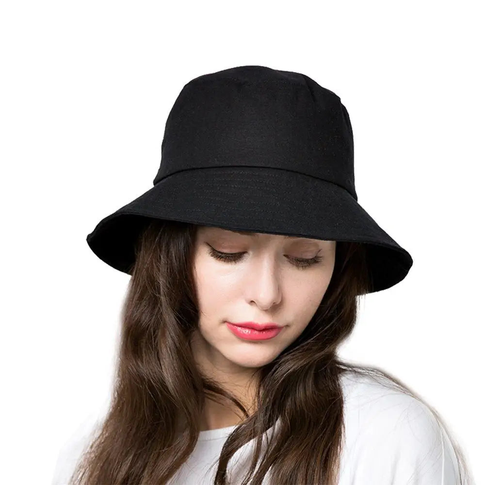 Spring Summer Panama Hat Anti-UV Foldable Fisherman Cap Sun Hat Bucket Hat Beach Cap Quake