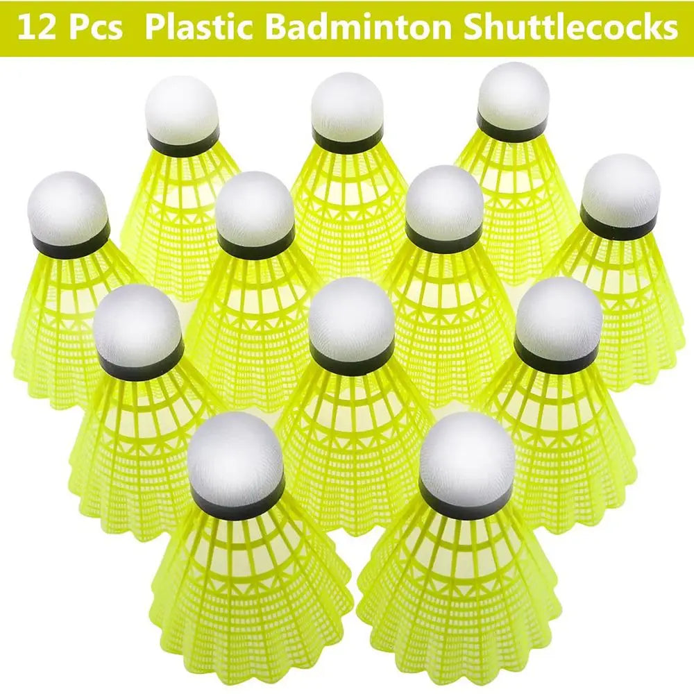 New Plastic Badminton Shuttlecocks Stable Durable Nylon Badminton Outdoor Indoor Badminton Training Balls Quake