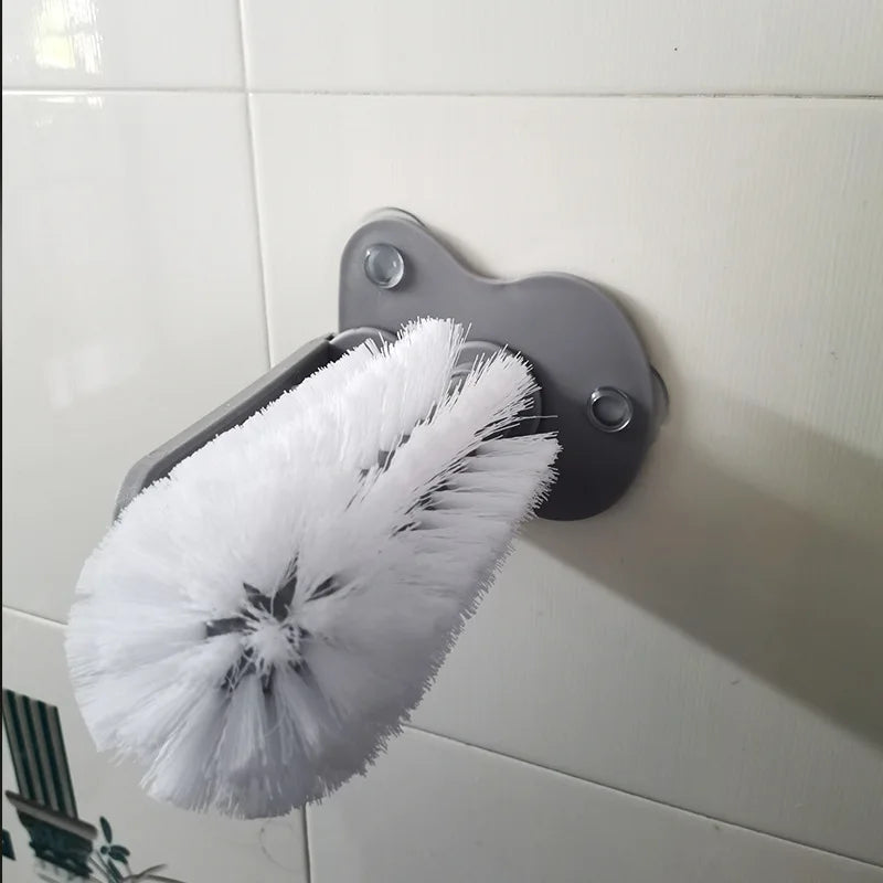 Creative Wall Suction Lazy Automatic Cup Brush Glass Cleaning Brush Quake