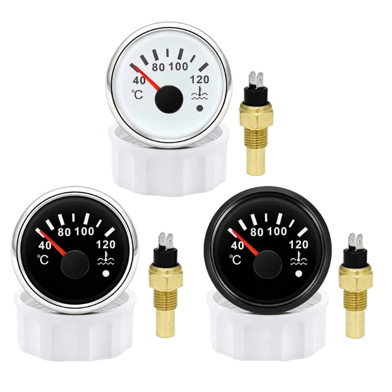 Water Temp Meter with Threaded for Routine Engine Checks H8WE Quake