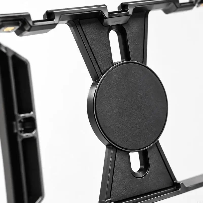 Hard Plastic Smartphone Video Cage with Phone Mount, Two Side Grips and Accessory Interfaces for Handheld or K1KF Quake