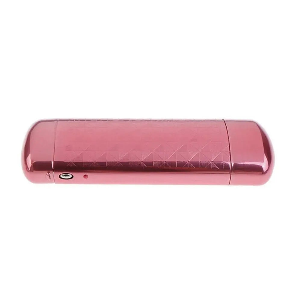 Vintage Hard Metal Glasses Box Capsule Flip Metal Eyeglasses Case Superior Aluminum Portable Eyeglasses Accessories Quake Red