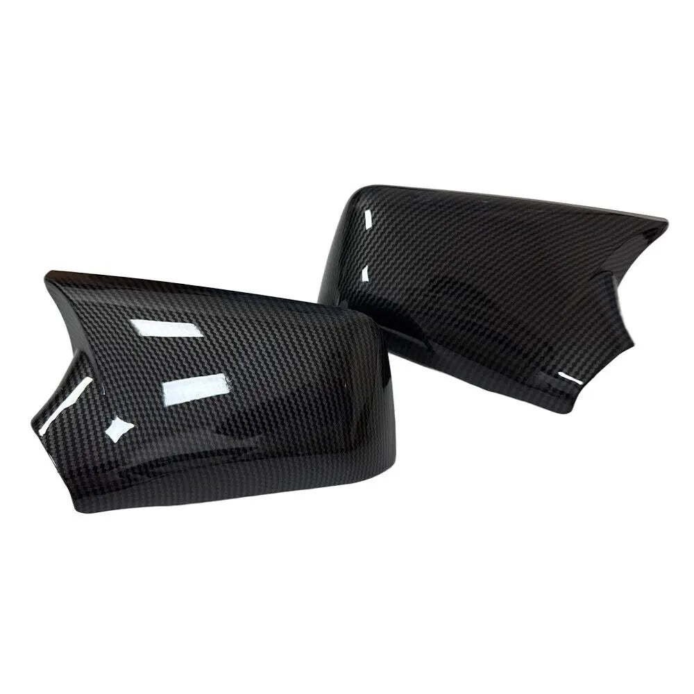 For VW Golf MK3 Jetta 1993-1998 Car Sticker Rearview Side Mirror Cover Wing Cap Exterior Door Rear View Case Trim Carbon Look Quake