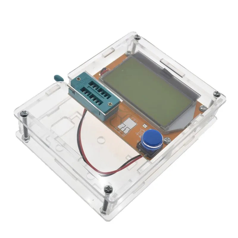 LCR-T4 Box Clear Acrylic LCR-T4 Case Shell Housing For LCR-T4 Transistor Tester ESR SCR/MOS LCR T4 Quake Default Title