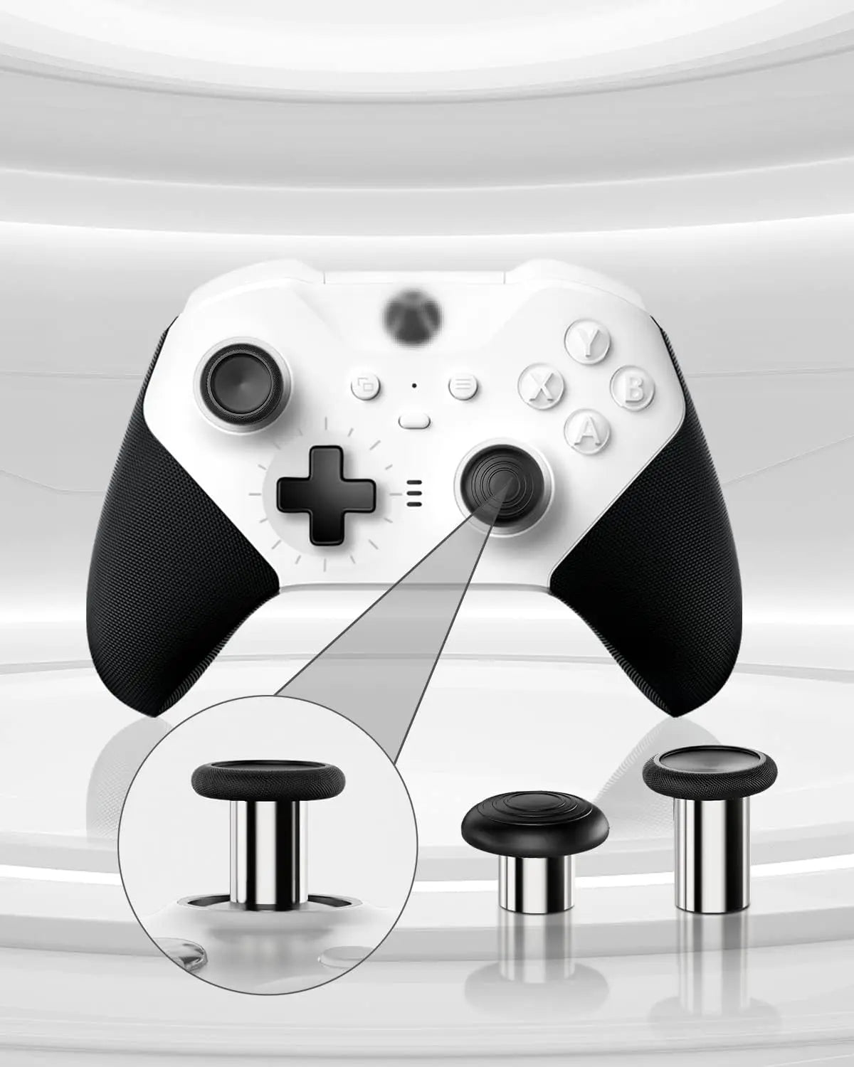 Xbox Elite Controller Series 2 Accessories, 10 in 1 Thumbsticks Replacement with 1 Xbox One Charging Station, 1 D-Pads, 4 Swap J Quake