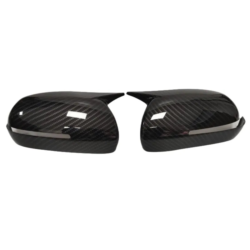 For KIA K3 Forte Cerato Ceed 1 2009-2013 Car Rearview Side Mirror Cover Wing Cap Exterior Sticker Door Case Trim Carbon Fiber Quake Type A Carbon