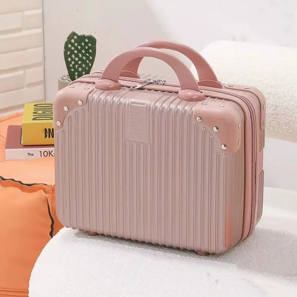 Hot Sales 14 inch Travel Suitcase Mini Travel Makeup Case Organizer Hand Boarding Case For Women Quake 3