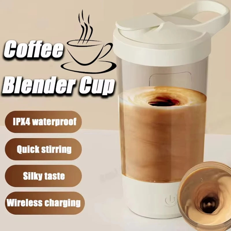 Electric Shaker Cup 450ml Self-Stirring Intelligent Shaker For Protein Shake Meal Replacement Portable Sport Mixing Cup Quake Default Title