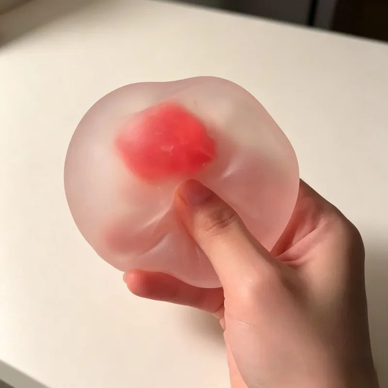 Strawberry Gummies Cute Girl Style High Appearance Reusable Stress Relief Squeezing Toy Slow Rebound Ventilation Toy Quake