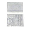 Lace Nail Art Stencil Sheets Flexible Silicone Nail Templates Hollow French Lace Mesh Pattern DIY Polish Transfer Mold Manicure Quake B172 B173