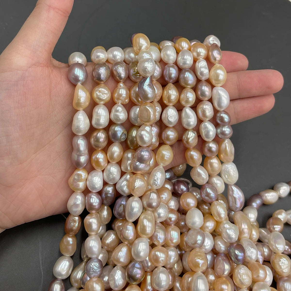 Rainbow Isolation Pearl Natural Freshwater Irregular Pearl For Jewelry Making DIY Necklace Bracelet Chains Accessory Quake