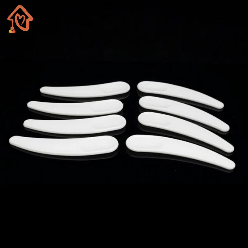 10Pcs Mini Cosmetic Spatula Spoon Disposable Curved Scoop Makeup Mask Cream Spoon For Make Up Face Accessories Quake