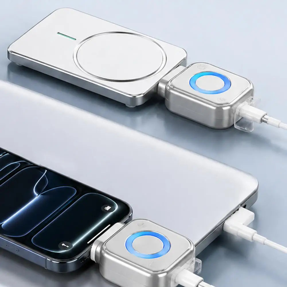 X01 AI Smart Power Disconnect Full Charge Automatic Shut Off Battery Protection Fast Charge Dual Current RGB LED Portable Quake