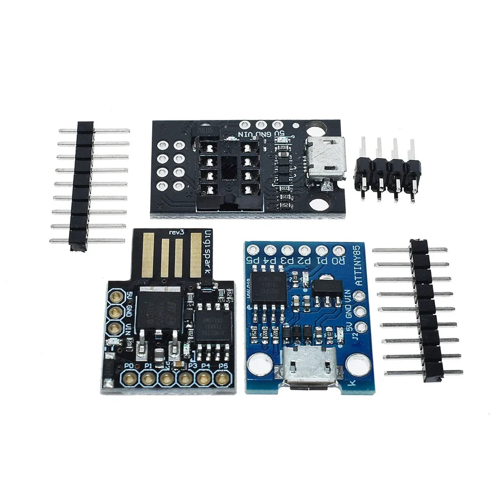 official Blue Black TINY85 Digispark Kickstarter Micro Development Board ATTINY85 module for Arduino IIC I2C USB Quake
