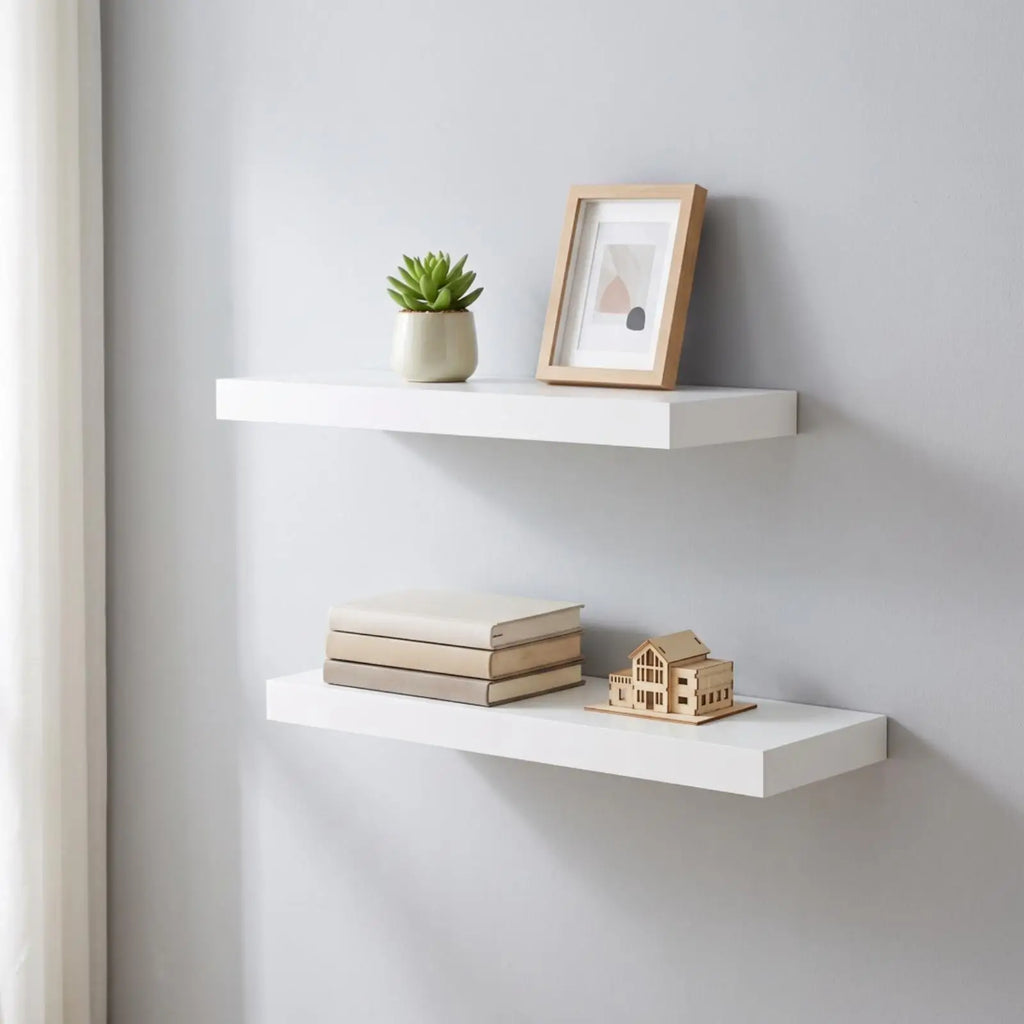 Compact Corner Wall Shelf Organizer for Home Office Desk Bookshelf Decor Storage Rack Quake