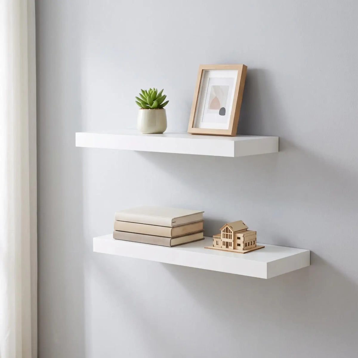 Compact Corner Wall Shelf Organizer for Home Office Desk Bookshelf Decor Storage Rack Quake