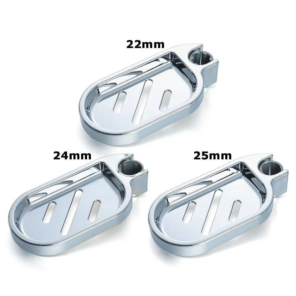 Bathroom Silver Bath Shower Plates Soap Holder Soap Dishes Adjustable Rail Slide Quake