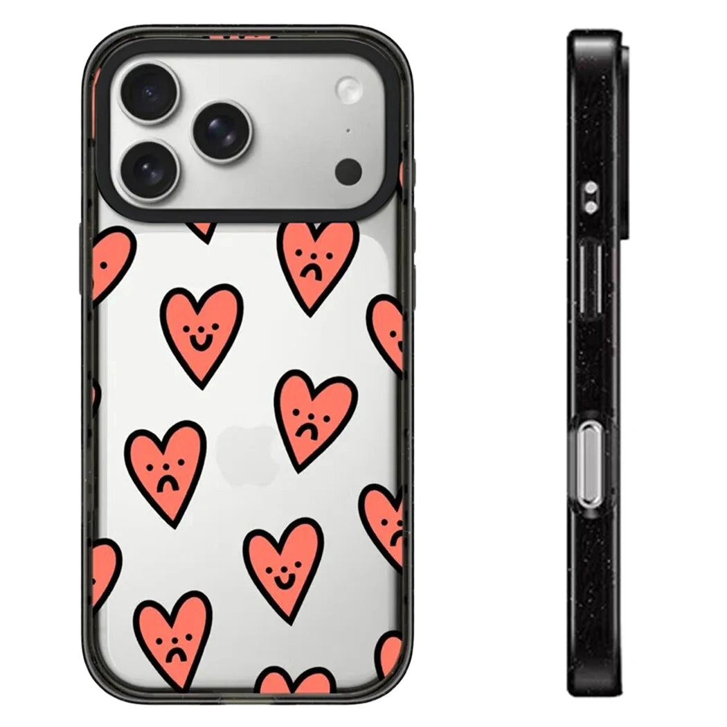 6090817 Impact Black Border Magnetic Phone Case Cover for IPhone 12 13 14 15 16 17 18 Pro Max Case Quake