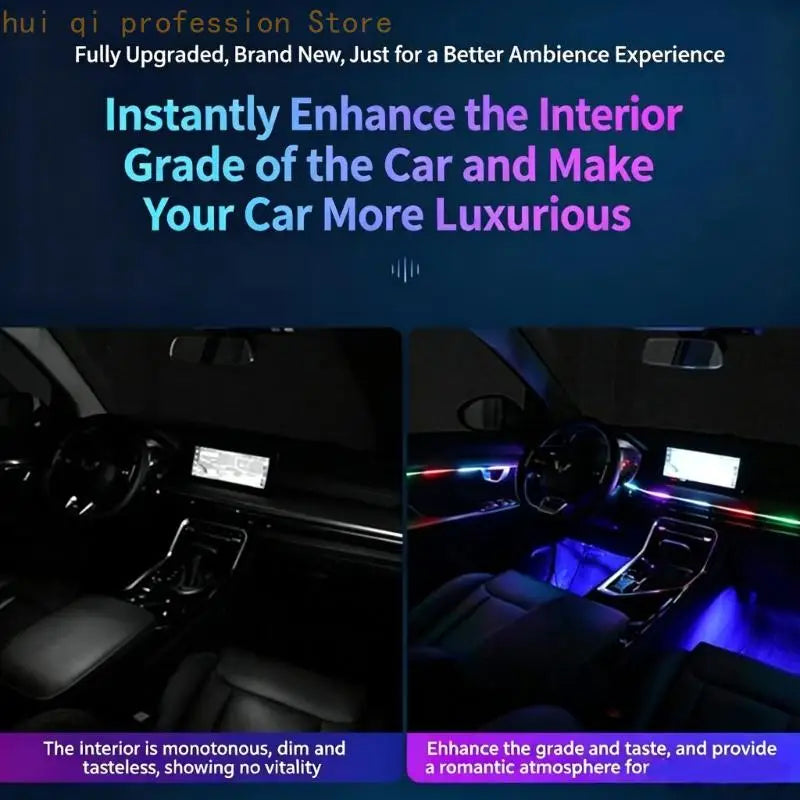 Car Interior LED Lighting with Mobile Control for Cabin H8WE Quake