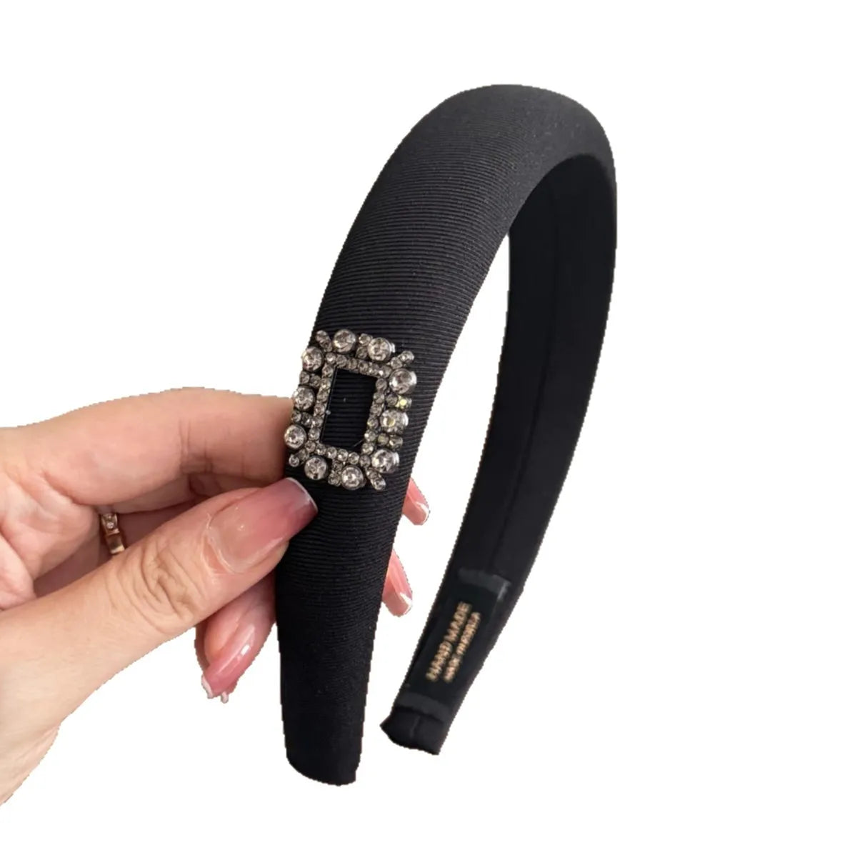 Rhinestone Velvet Headband Korean Fashion Versatile Female Face Wash Simple Hair Hoop Daily Wear Headhoop Hair Style Accessories Quake