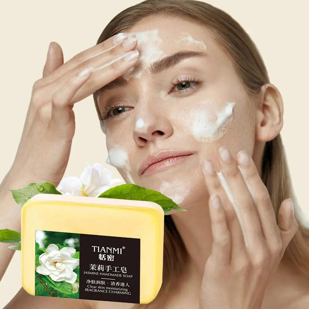 1/2/3/5PCS lemon handmade soap, moisturizing and cleaning, suitable for all skin types, can be used by both men and women, Quake