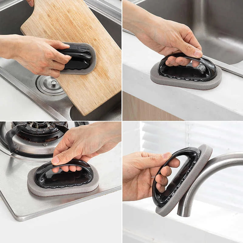 Creative Sponge Brush Rust Removal Tool Suitable for Multi-purpose Cleaning Products Such As Kitchens Bathrooms Bathtubs Etc Quake