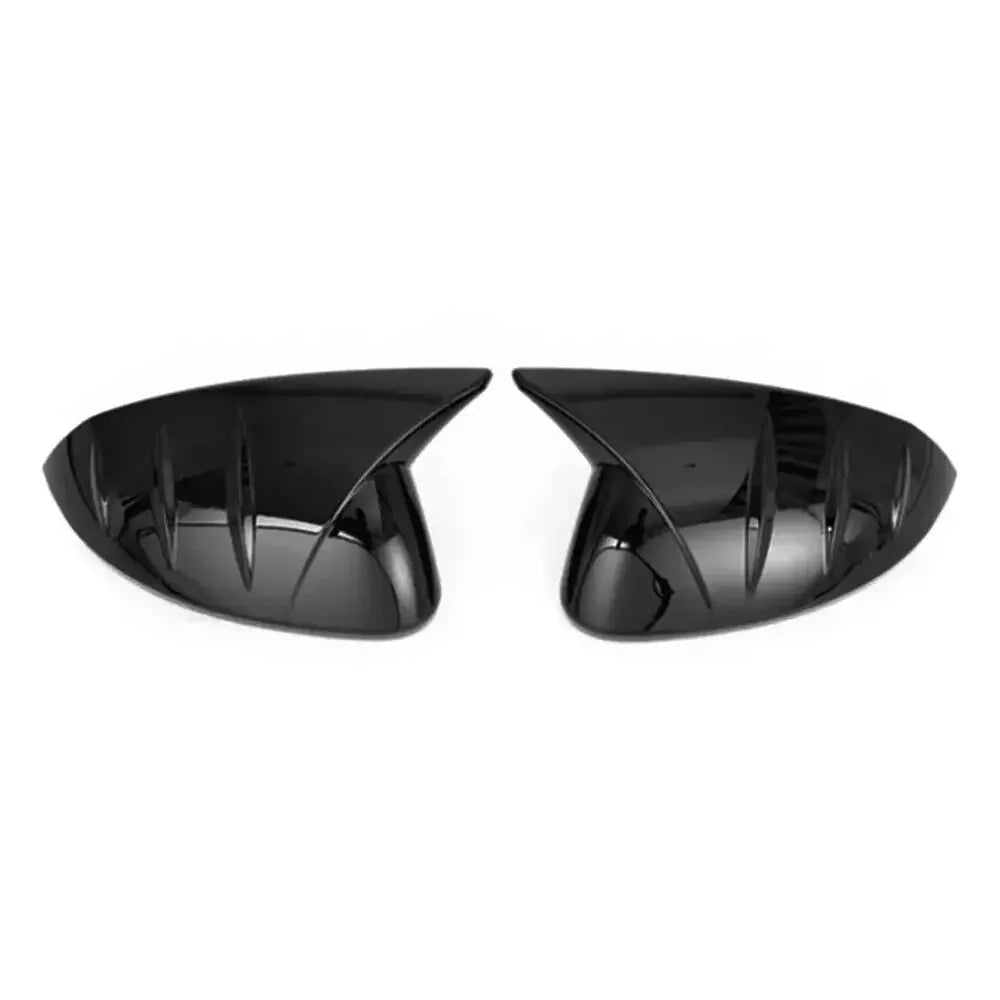 For Hyundai Sonata 11th 2024 Car Sticker Rearview Side Mirror Cover Wing Cap Exterior Door Rear View Case Trim Carbon Fiber Look Quake