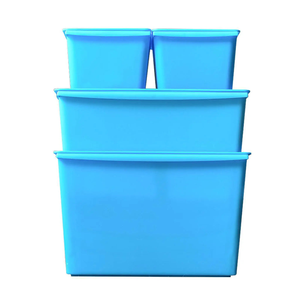 Storage Bin Portable Closet Garage Organizer Box for Kitchen Bathroom Office Quake