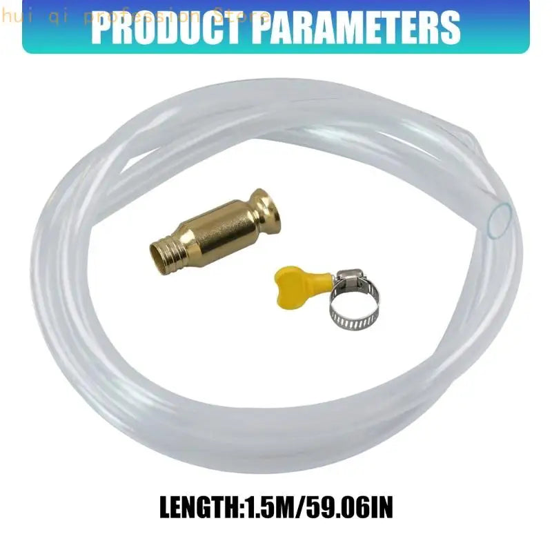 Universal Liquid Transfer Tube with Metal Reinforced Ends Suitable for Safe Use H8WE Quake