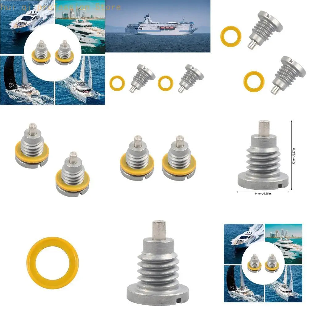 Gearcase Drain Screw with Sealing Washers for Service H8WE Quake CN