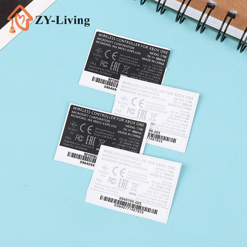 2pcs Lable Seals Sticker Handle Stickers For ONE Slim Wireless Controller Sticker Quake