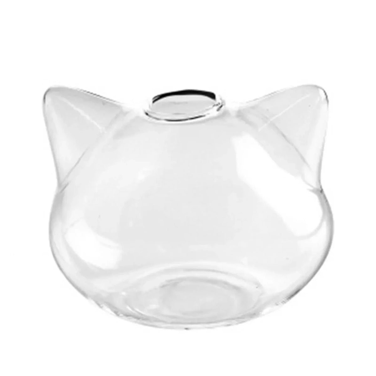 1pcs Cartoon Cat Hydroponic Glass Vase Delicate Modern Home Flowerpot for Tabletop Succulent Air Plant Planter Quake 6x7cm B9271A