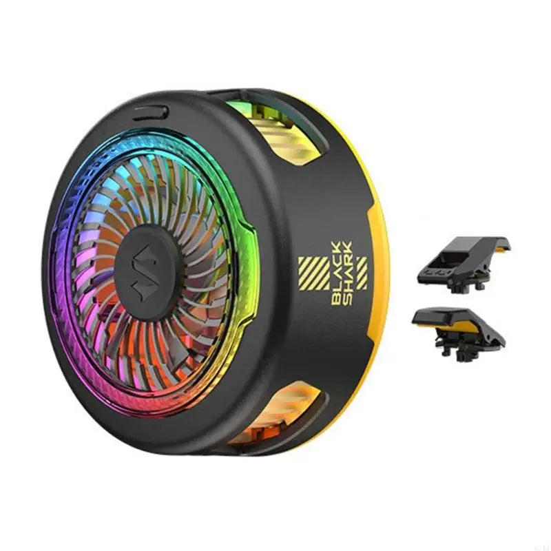 Gaming Phone Fan with Round Housing and Quick Attach Design for Streaming, Charging, Recording, and Daily Device K1KF Quake