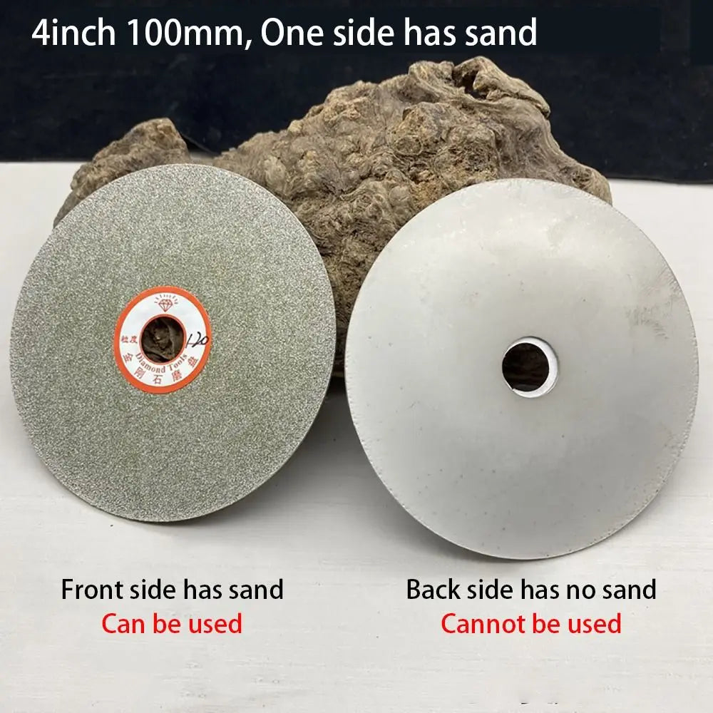 1Pcs Diamond Coated Diamond Grinding Disc 80-3000Grit Abrasive Disc Grinding Wheels Woodworking Tool 4inch 100mm Quake