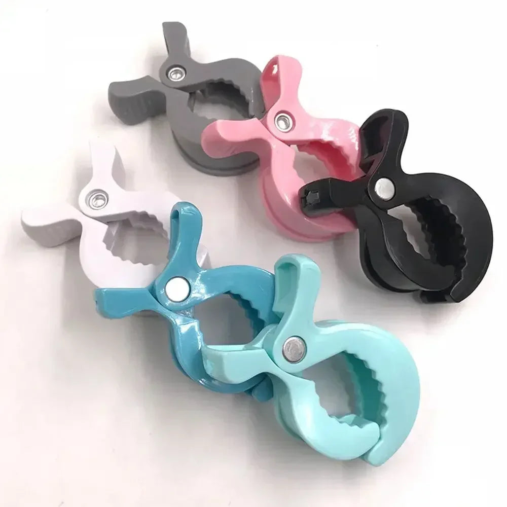 vvocci 2Pcs Baby Strollers New Hook Clip Alligator Clip Pram Peg Portable Stroller Hook Kids Car Seat Baby Stroller Accessories Quake
