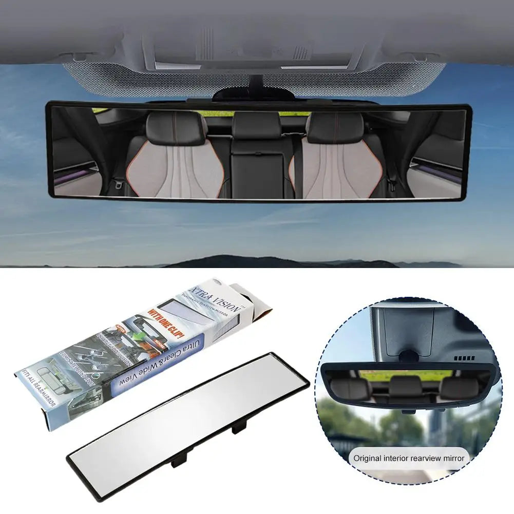 Car Baby Mirrors Interior Rear View Mirror Wide Angle Convex Rearview Mirror Anti Glare Large Vision Panoramic Auxiliary Monito Quake