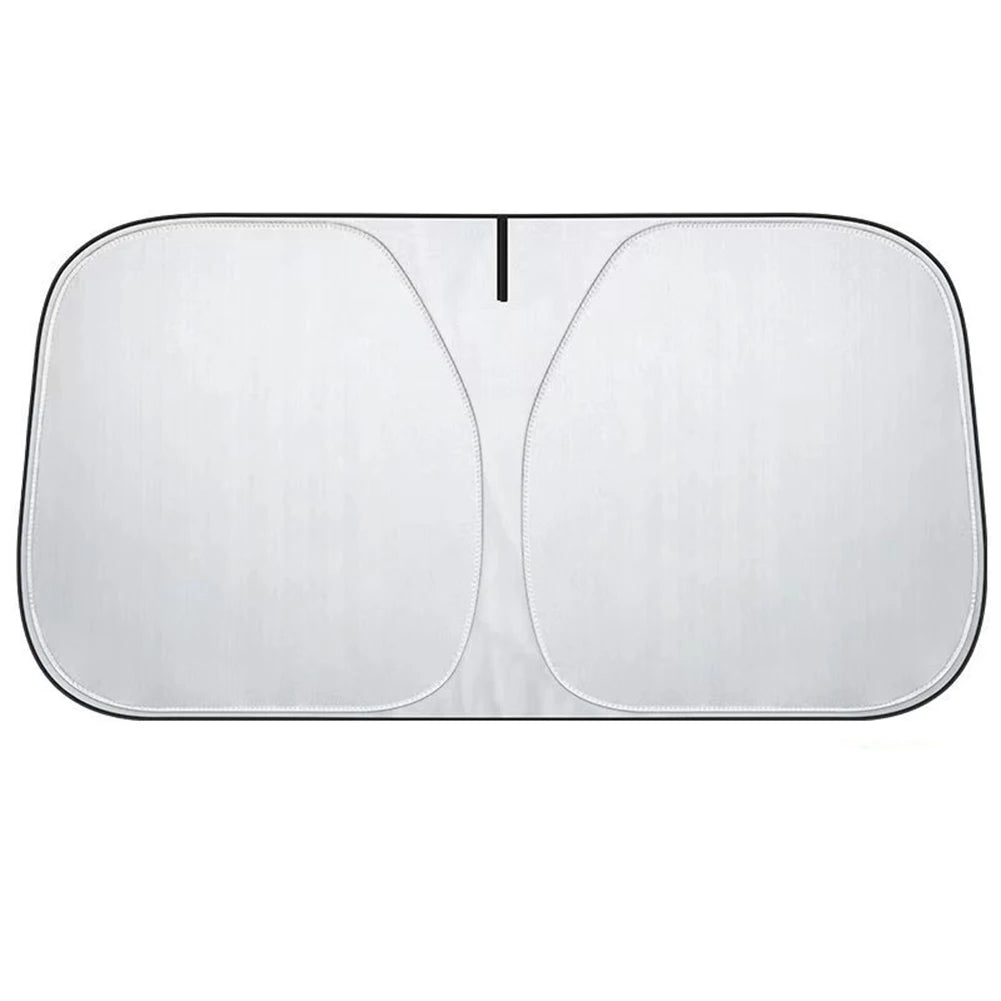 1x Car Windshield Direct Installation Foldable Cover Front Glass UV Block Sun Visor Shield Sunshade 140 * 80cm Quake