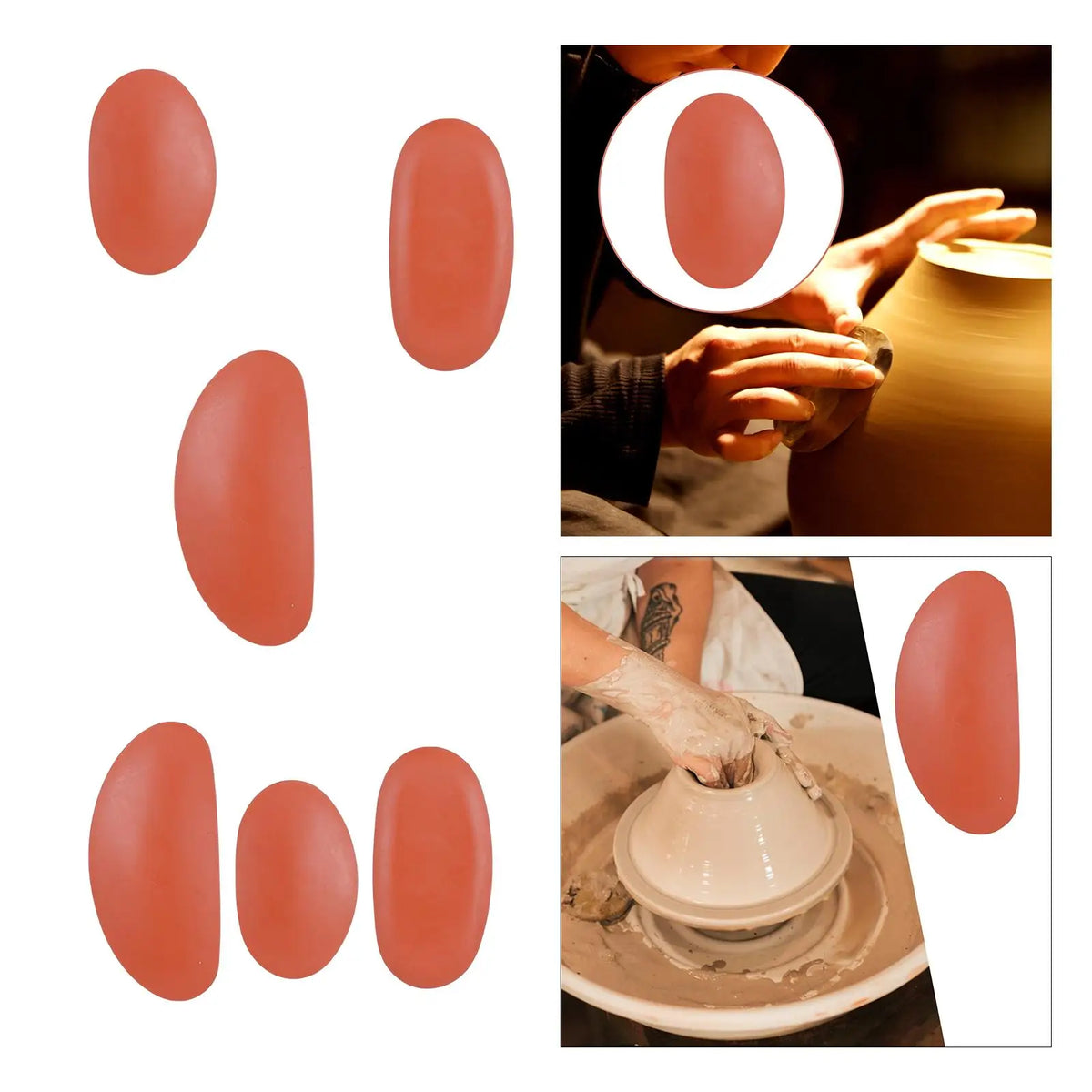 Ceramic Shaping DIY Gadgets Accessories Pottery Supplies Smooth And Smooth Pottery Clay Ribs Quake 3pcsSML