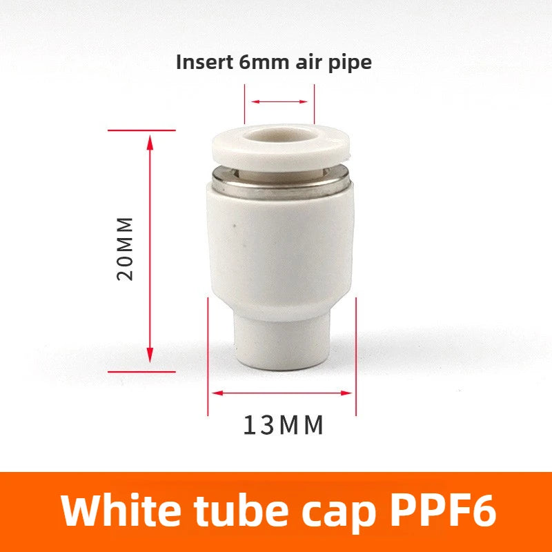 PPF Pneumatic Pipe Caps & Quick Plug Air Hose Fittings 3/5 Pack