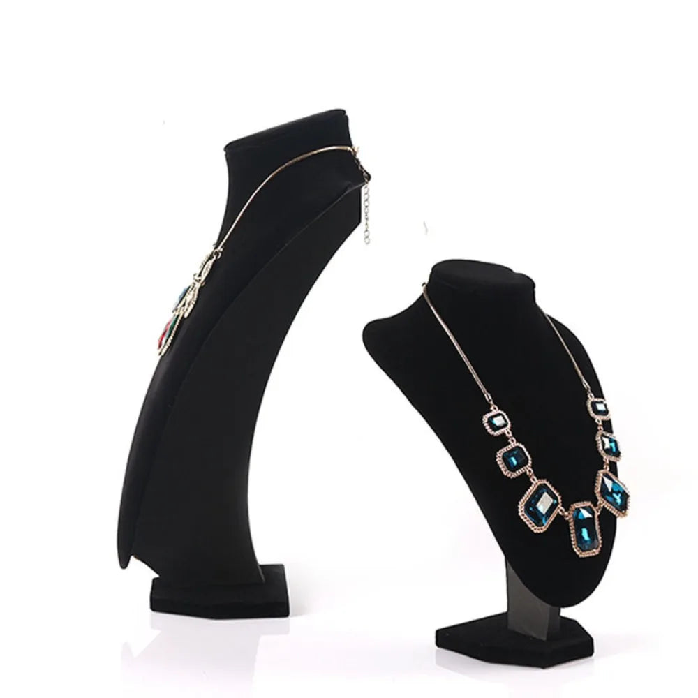 New Pendant Display Jewelry Display Rack Mannequin Jewellery Necklace Stands Retail Shop Decorate Display Organizer Stand Quake