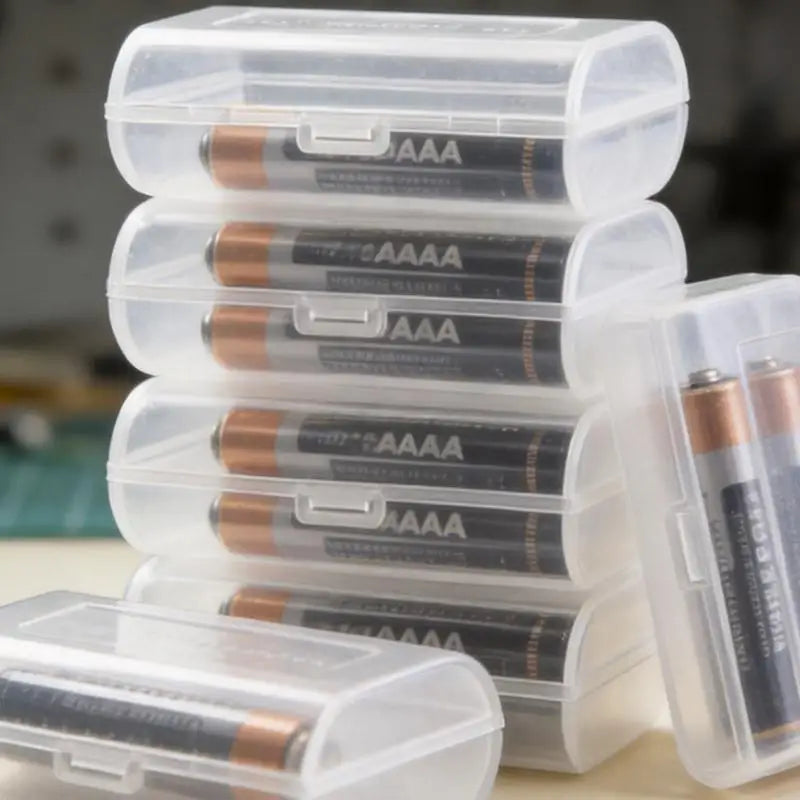 3A Battery Organizers, 5 Clear Two-Slot 3A Case for Offices Storage Holder K1KF Quake