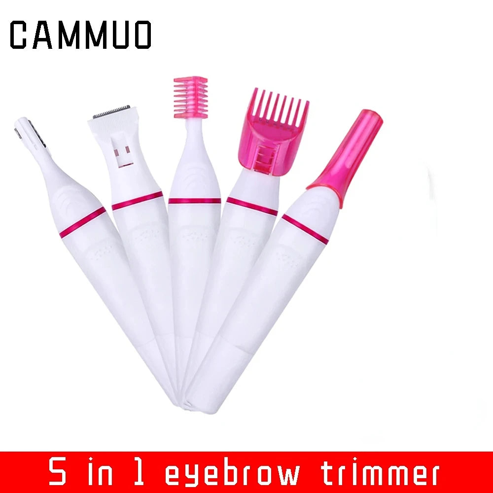 Eyebrow Knife 5 in 1 Electric Shavers Body Hair Removal Painless Epilator Woman Tools Trimmer Face Women Eyebrows Shaver Women's Quake